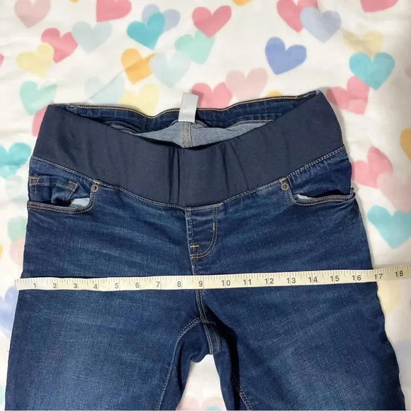 Old Navy maternity front low-panel rockstar skinny jeans Size 4 - Picture 5 of 13